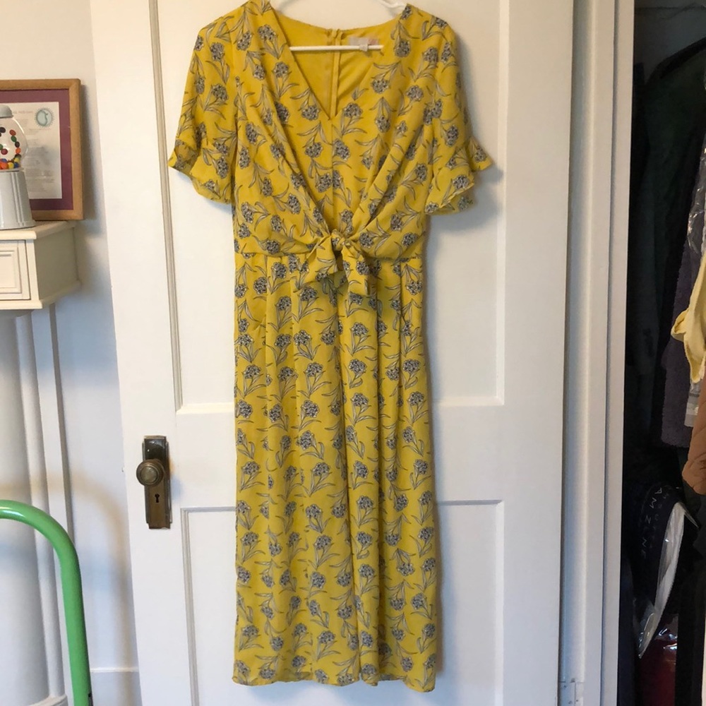 Gianni Bini- yellow jumpsuit